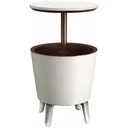 Drinks cooler - white/brown - Ø50 cm - 30L