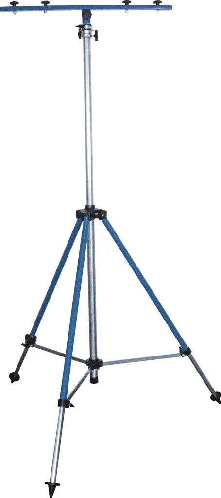 Professional tripod XXL, adjustable from 1.3 to 4.6 m, with guy straps