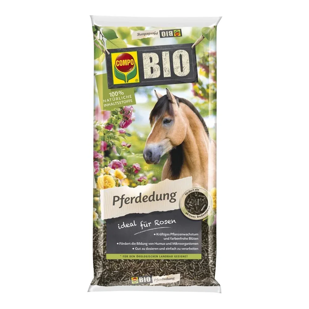 Organic horse manure for roses - 12 kg