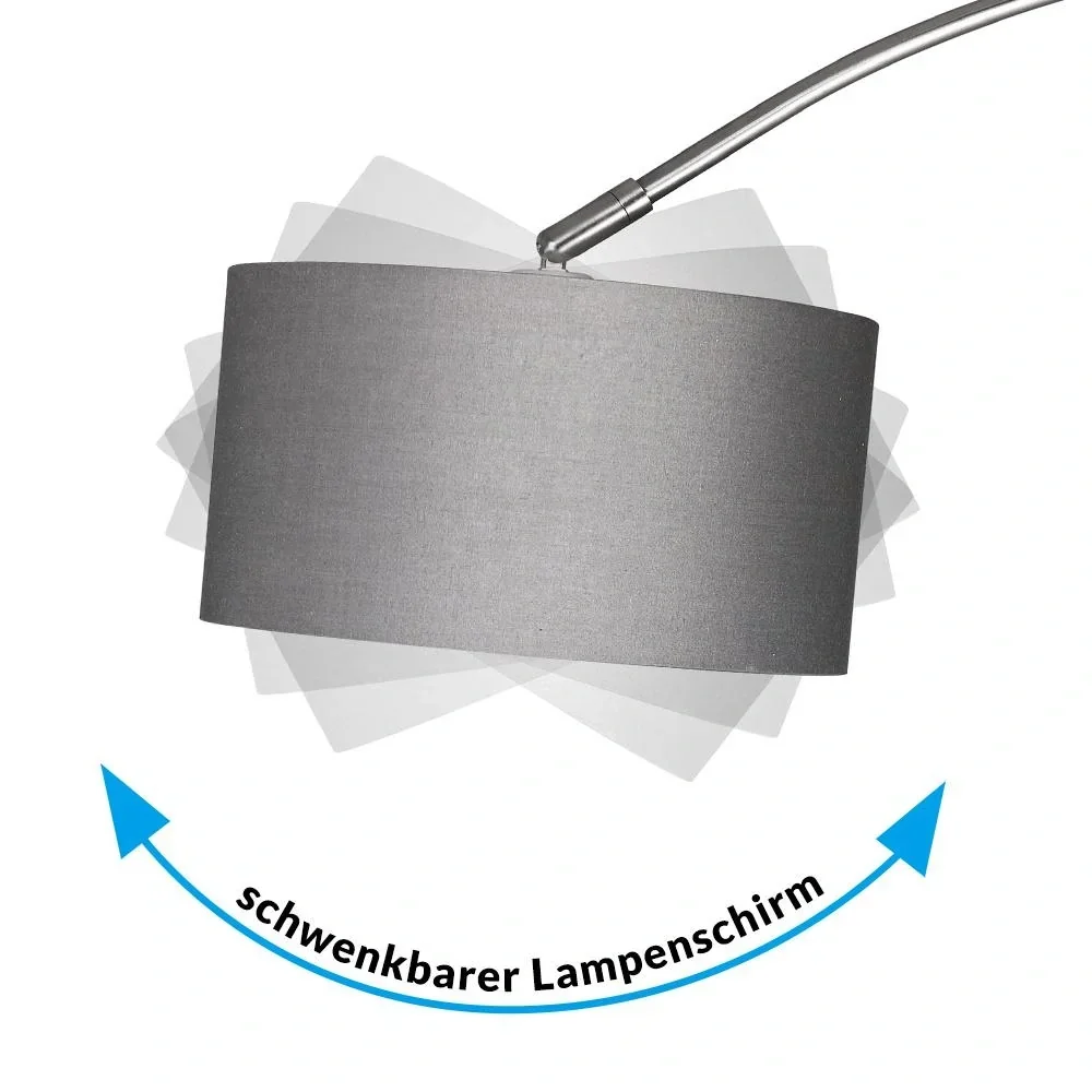 Arc lamp L with marble base