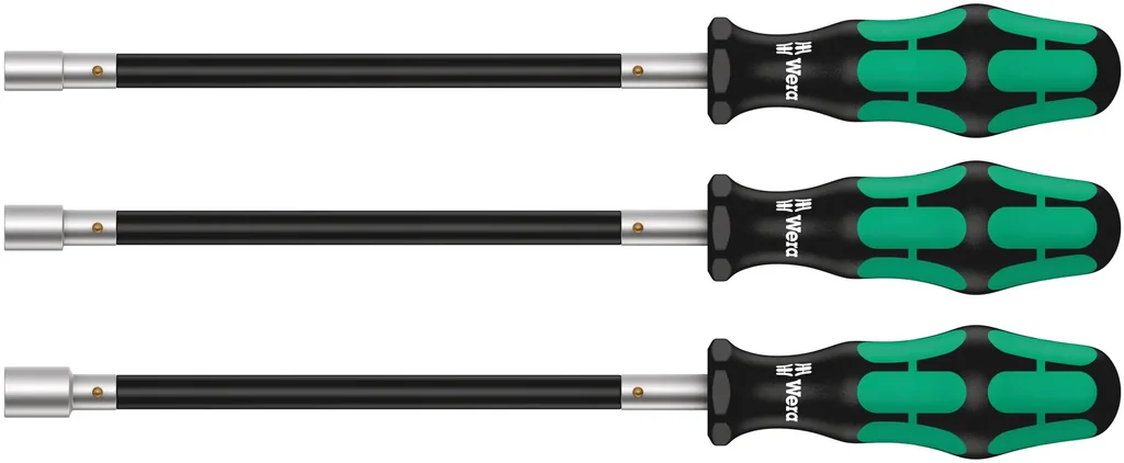 Hose clamp screwdriver set, 3-piece