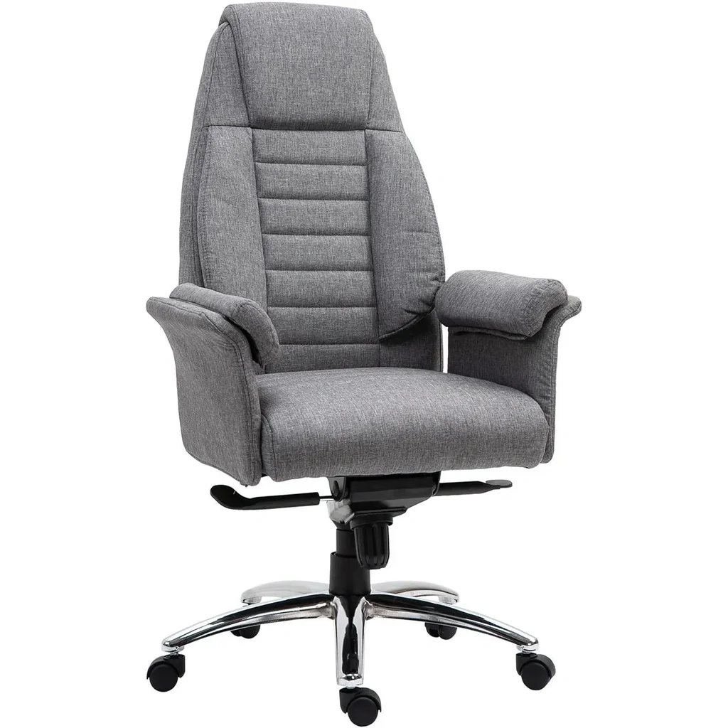 Vinsetto office chair ergonomic light grey