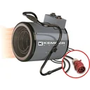 Electric hot air gun 65350E - 400 Volt CEE plug - 5000W - 3 speeds - 411 m³/h - with thermostat