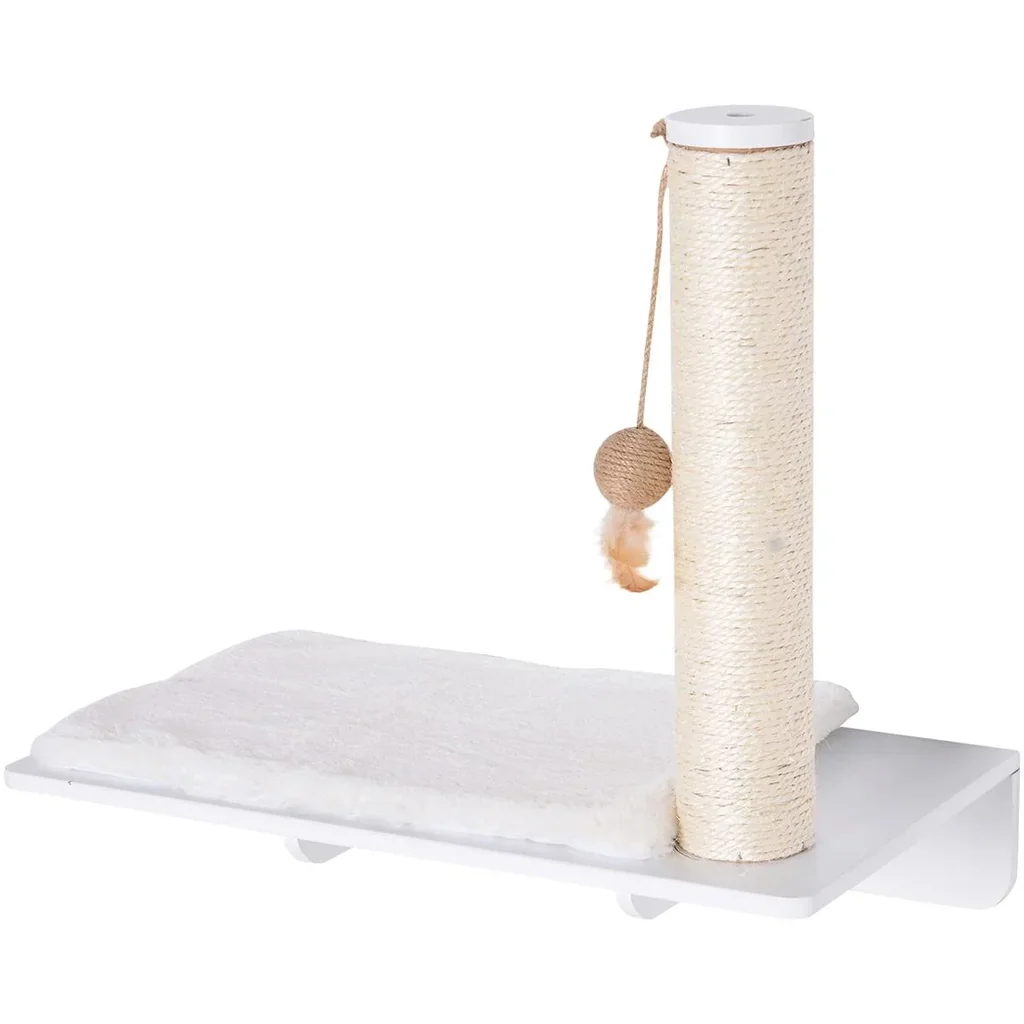 Scratching post for wall mounting