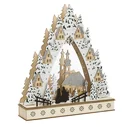 Christmas town with LED lighting