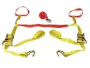 Motorcycle lashing system, 6-piece