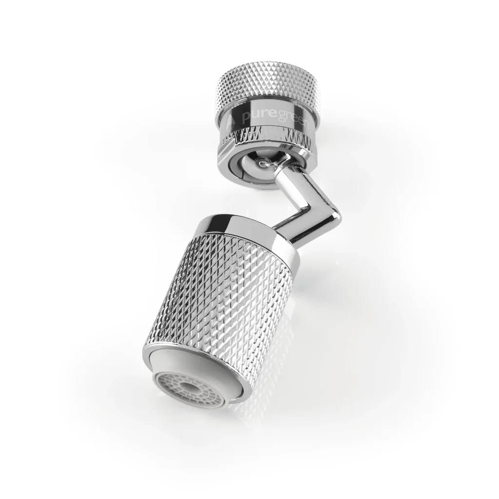 Aerator for water fittings, stainless steel with joint