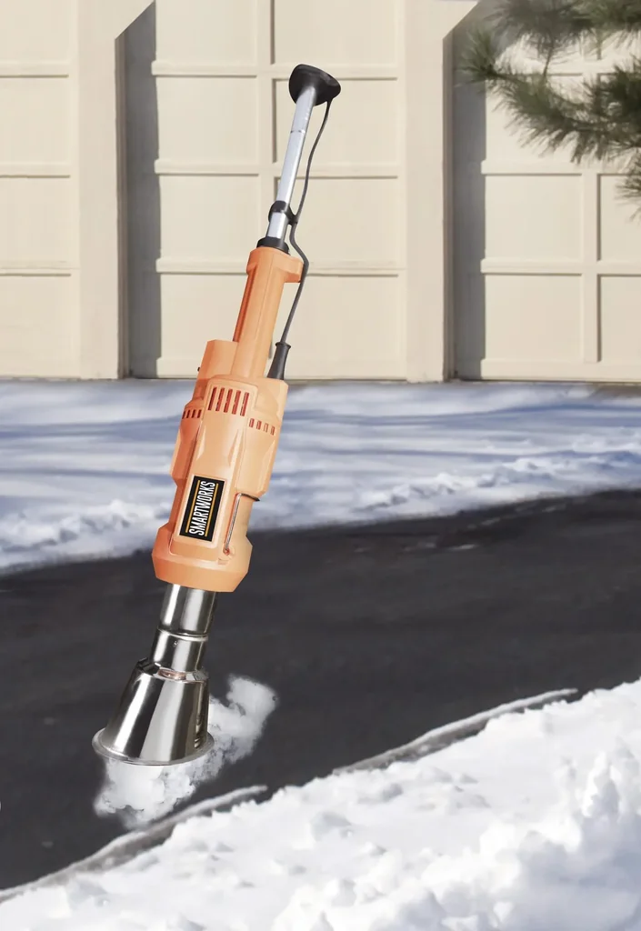 Hot air weed killer + root thorn attachment