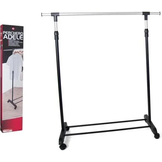 Gerimport Adele Mobile Clothes Airer 100X170 - Stainless Steel