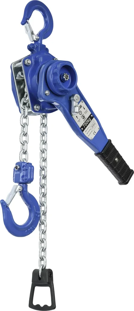 Lever hoist PLX-III 6.0, load capacity 6,000 kg, stroke 1.5 m, 2-fall