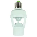E27 socket with 360 degree motion detector