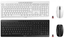 Wireless keyboard and mouse set STREAM DESKTOP gray