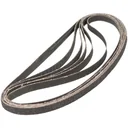 EFA1003 Sanding belt set 10 mm, 8 pieces (P40, P80, P120)