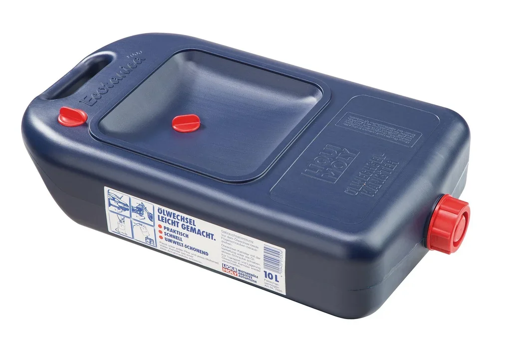 Oil change canister, 10 litre capacity, suitable for cars and trucks