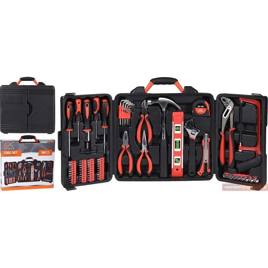 FX Tools Essentials Tool Set 76 pieces in case