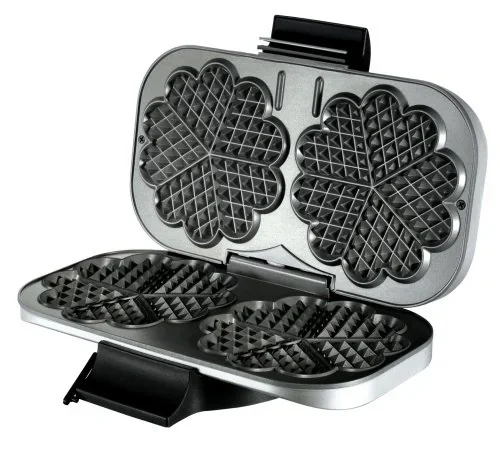Double waffle maker