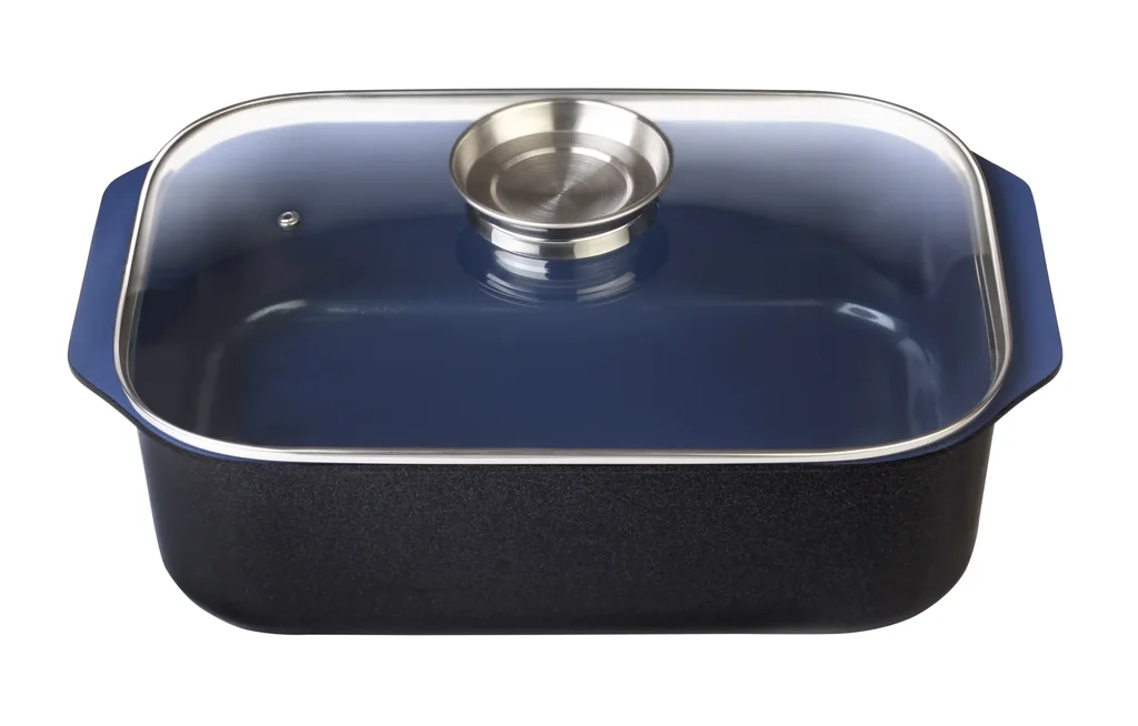Roaster 40 cm Ceramica cobalt blue with aroma button