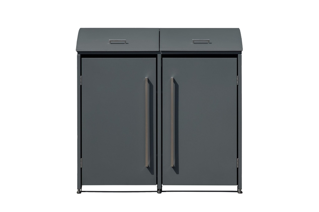 Westmann Afvalcontainerbox Moderna 2er antraciet (2× 240 L)