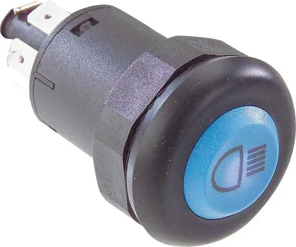 High beam push button switch