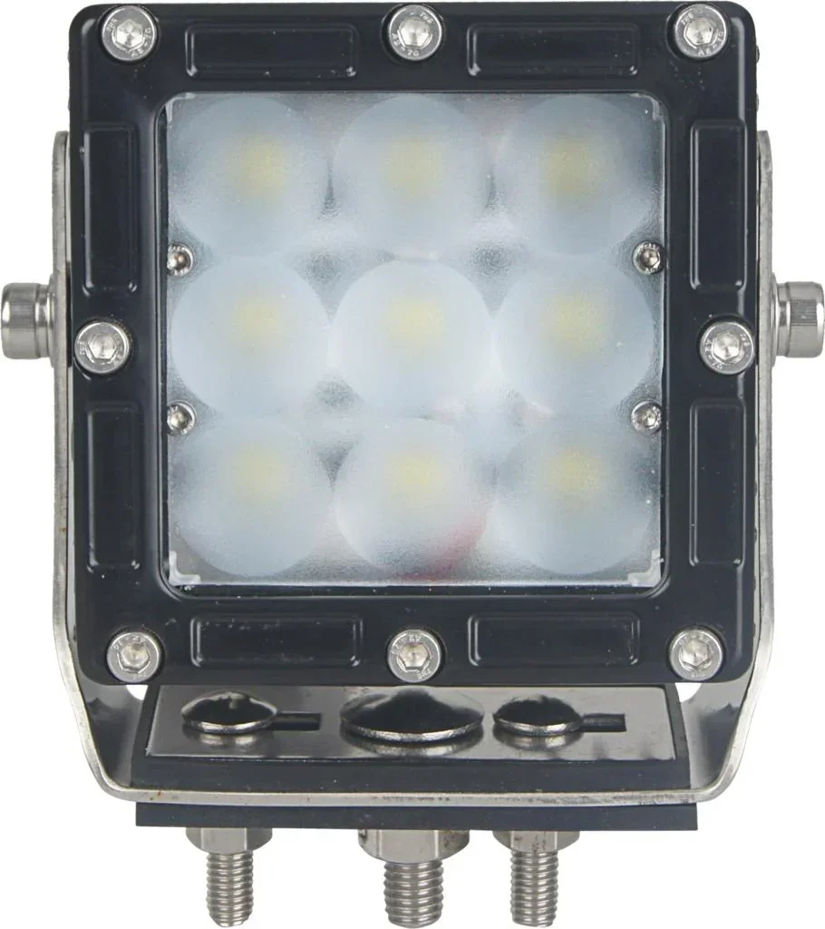 LED work light, square 9 LEDs 45 watts