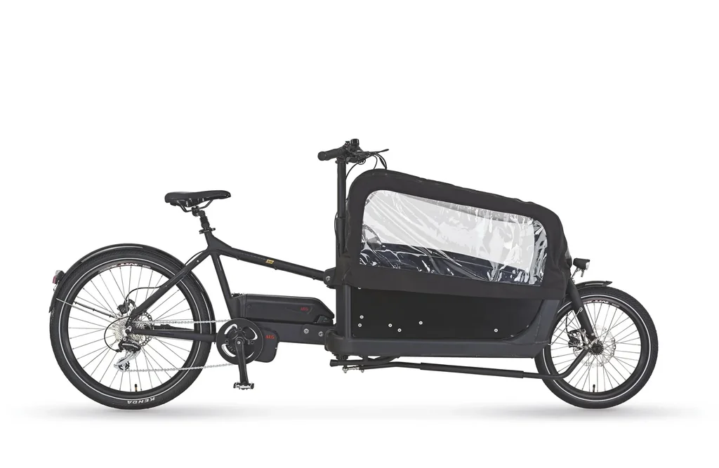 Unisex e-bike 20"/26", frame height 48 cm, 8-speed derailleur, matte black, CARGO Plus 22.ETL.10