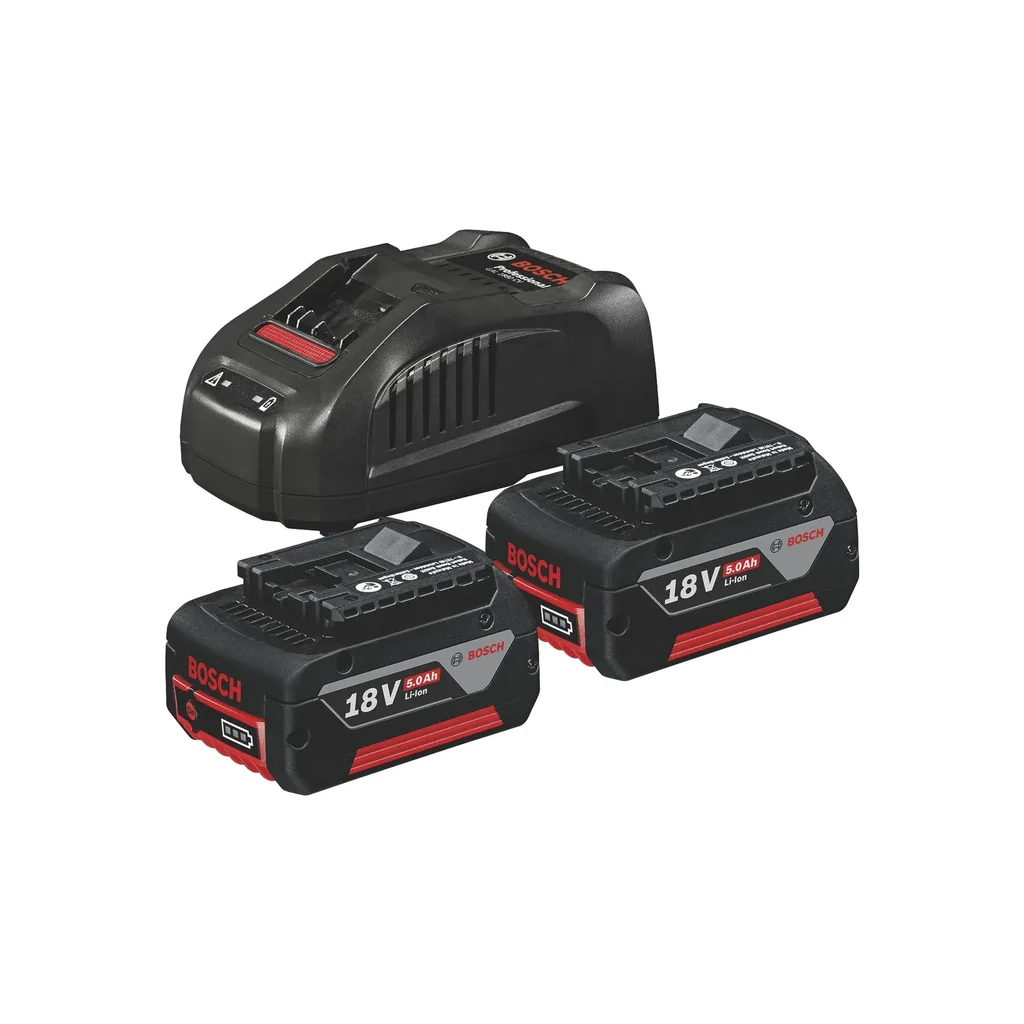 Battery 2x 18V 5.0AH + charger GAL1880CV