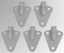 3-hole tarpaulin hooks, 5 pieces