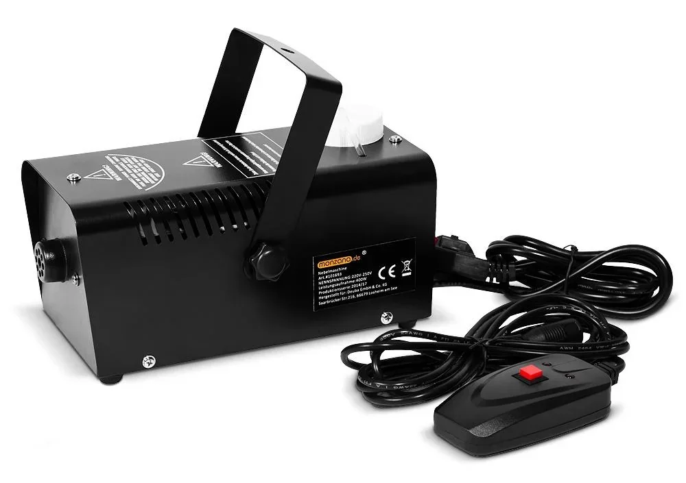 Smoking machine with remote control