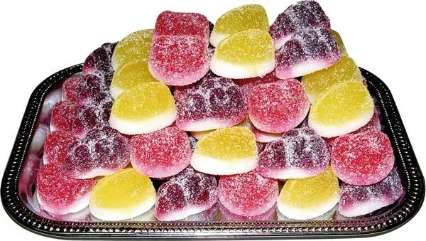 Fruit jelly with yogurt, 1000 g - strawberry, mango, currant