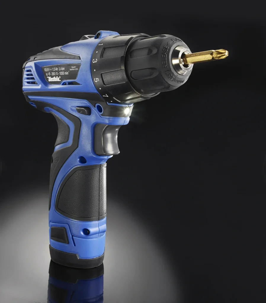 Cordless drill driver 10.8 Volt Li-Ion 2-speed
