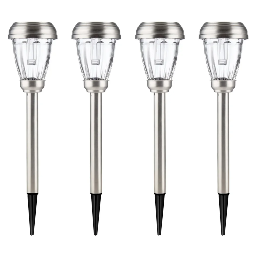Solar LED path lights - 4 pieces