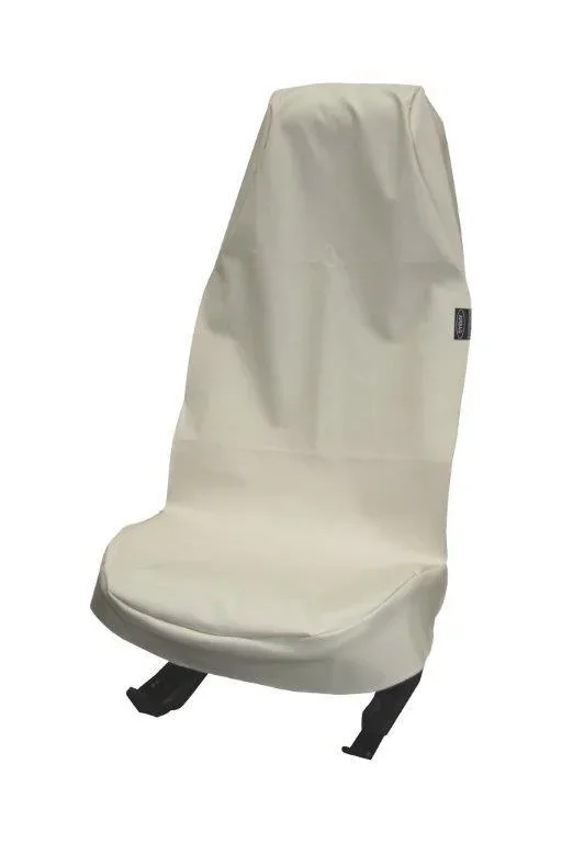 Seat protector artificial leather, cream