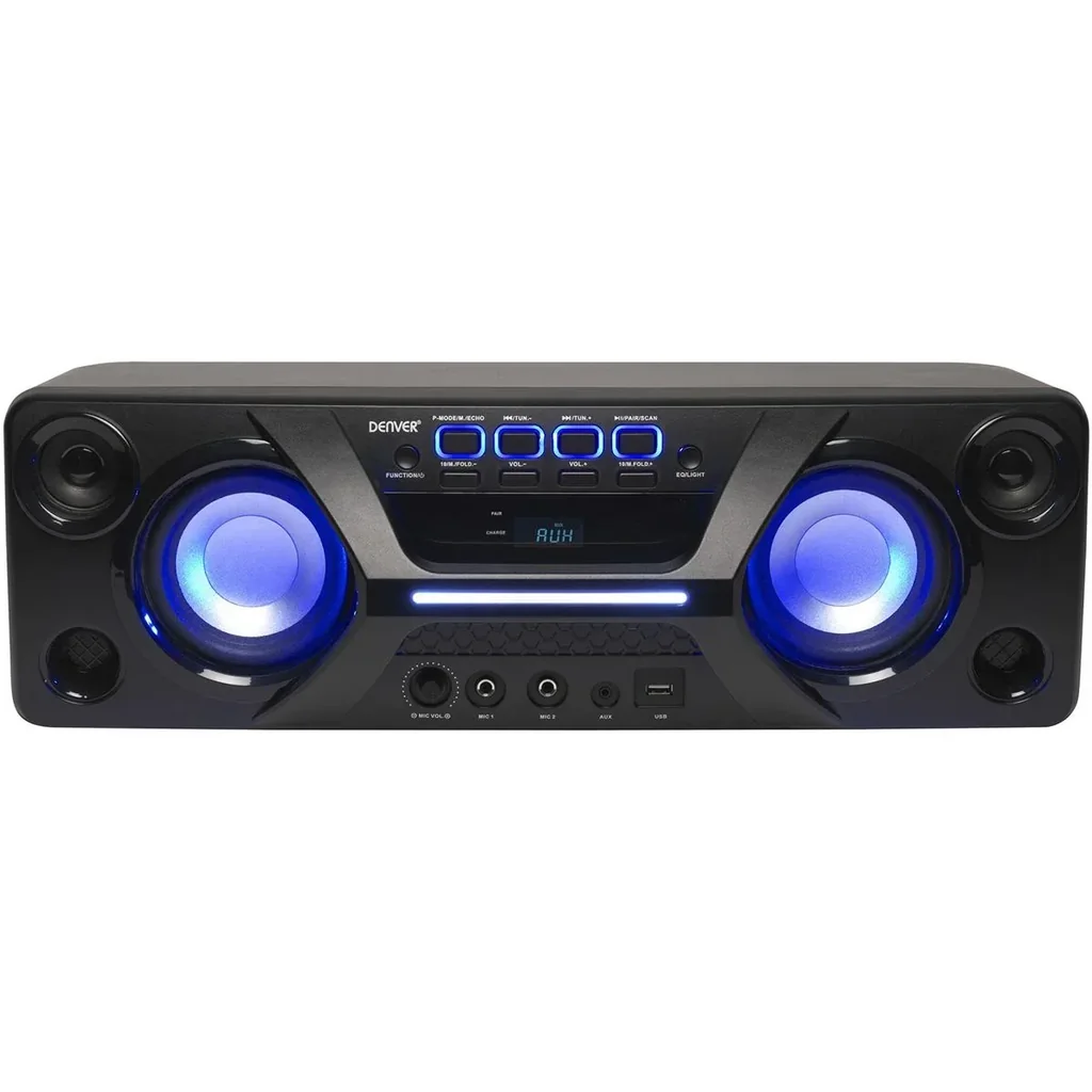 Bluetooth speaker with disco light and FM radio