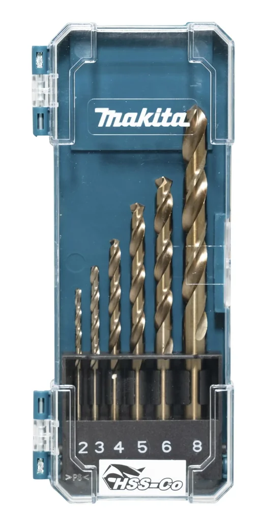HSS-Co drill bit set 6-piece