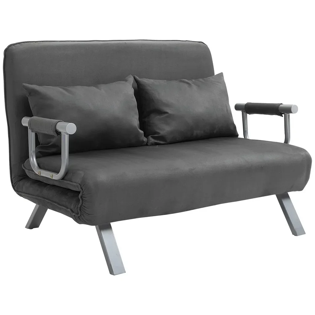 2-seater sofa bed with armrest 3-in-1 sleeping chair guest bed folding mattress folding bed chaise longue multifunction wildle