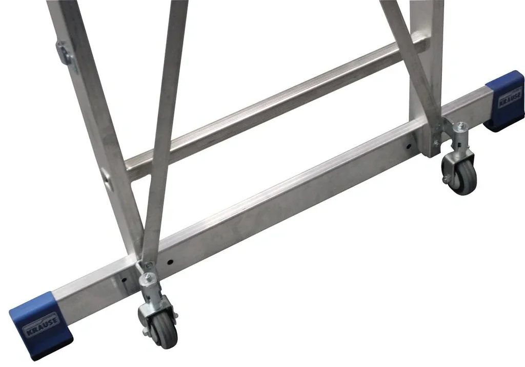 Stepladder with large standing platform, 9 steps
