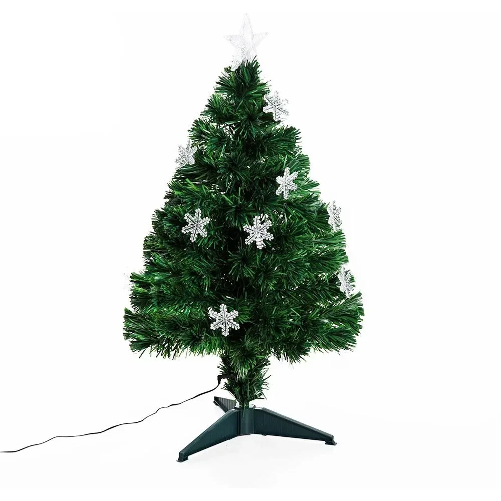 Christmas tree with 12 LED lights green