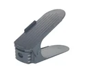 Shoe holder, shoe stacker, shoe organizer height adjustable, gray, 8-pack