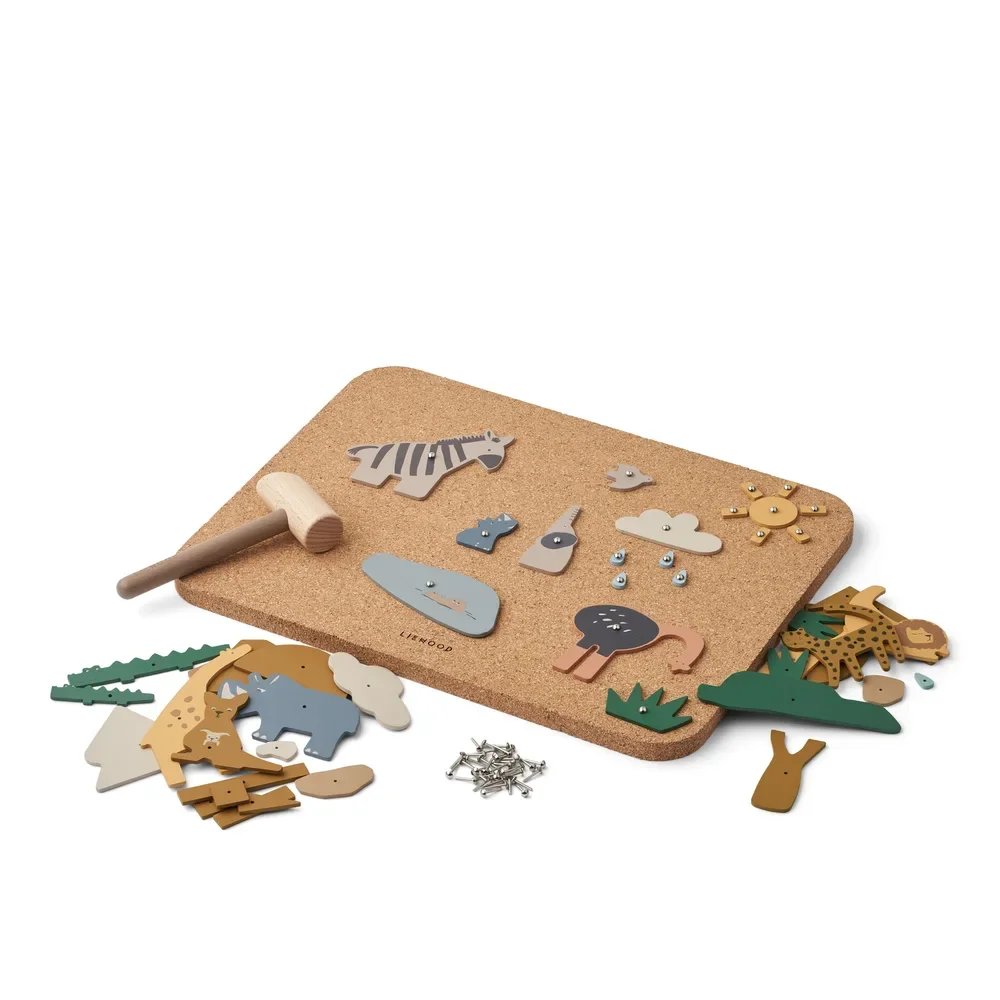 Liewood houten speelgoed, prikbord – Esteban, Allen samen/Sandy