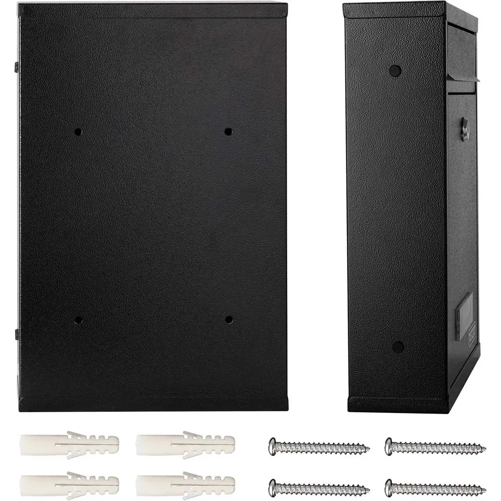 Black mailbox 32x22x9cm