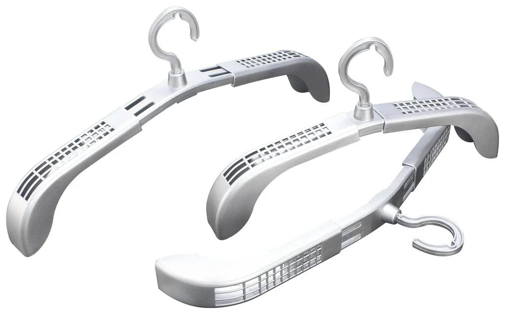 Extendable coat hanger, set of 6, extendable 37.5 - 51.5 x 4 cm