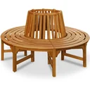 Tree bench 190 cm, eucalyptus wood FSC certified