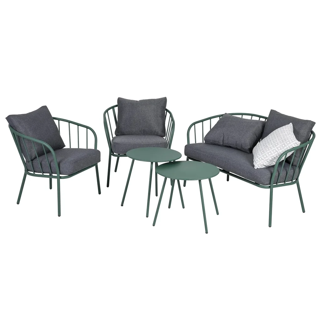 Garden furniture lounge set "Nizza" - green
