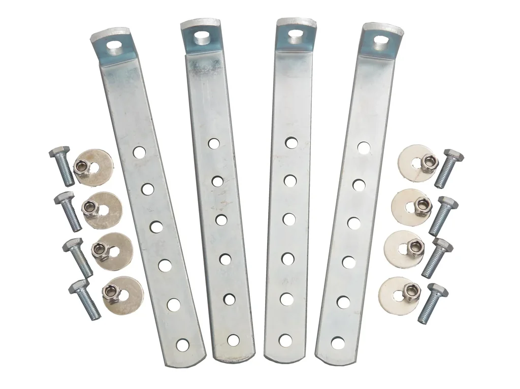 Mounting kit for underfloor boxes