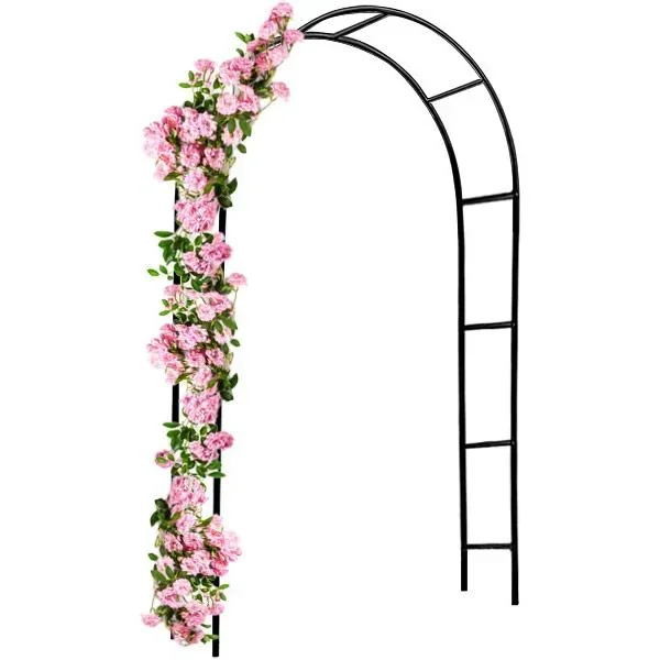 Rose arch black 240x140x37cm