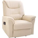 Massage chair with heat function and stand-up aid