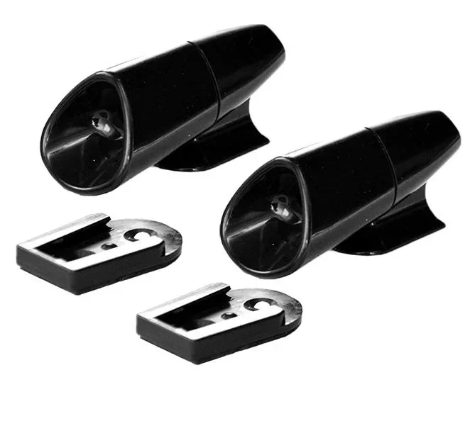Wildlife warning clips - black