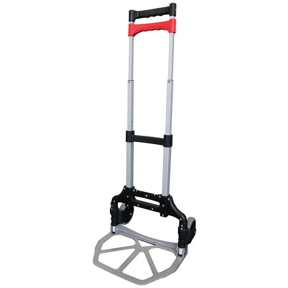 Aluminum trolley - 70 kg - 47.5 x 49 x 6 cm - foldable