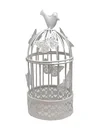 Decorative flower cage made of metal