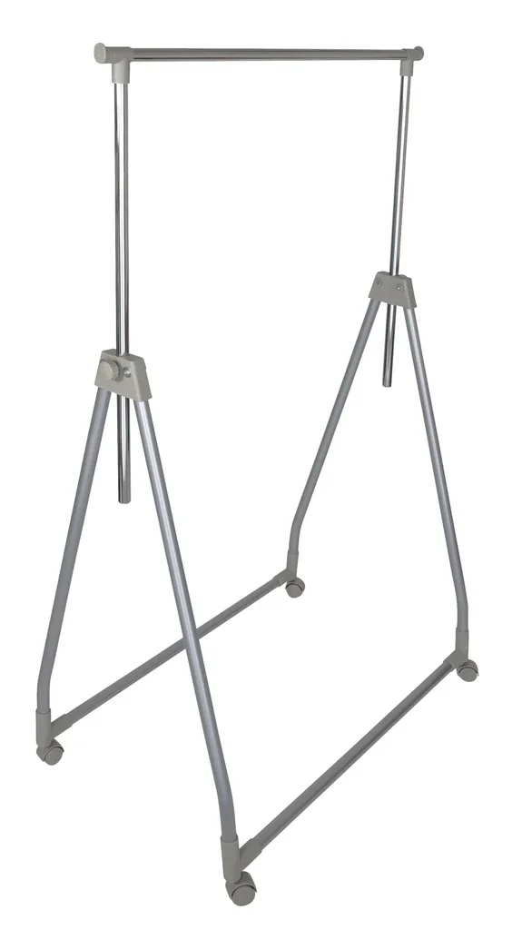 Clothes rack - foldable, height adjustable, up to 40 kg load capacity